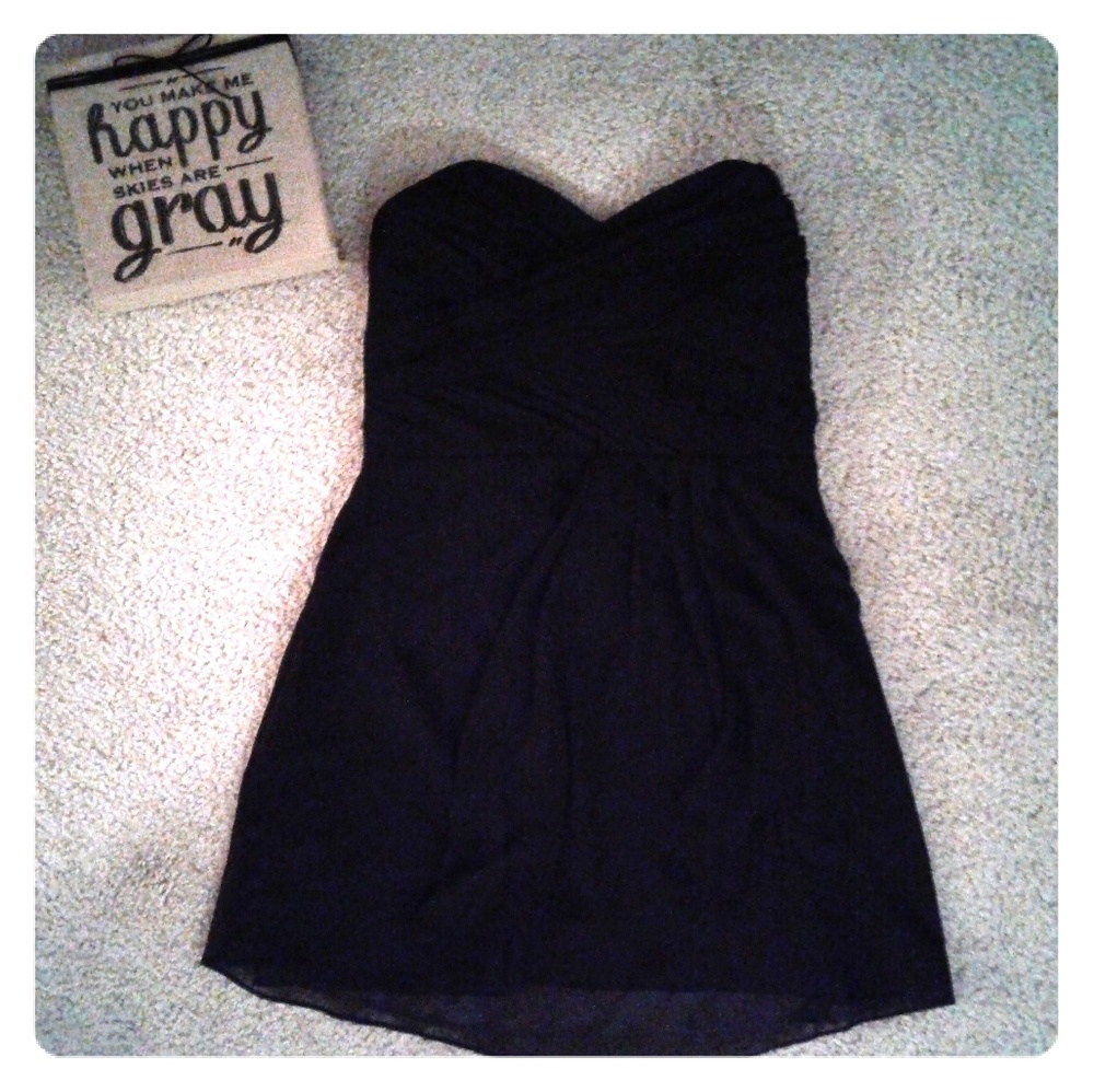 Express Strapless, Black Dress, 12, Strapless,Slim